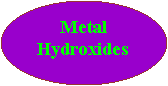 Oval: Metal Hydroxides