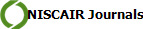 NISCAIR Journals
