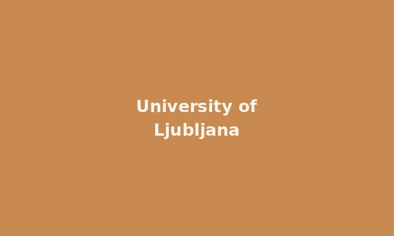University of Ljubljana