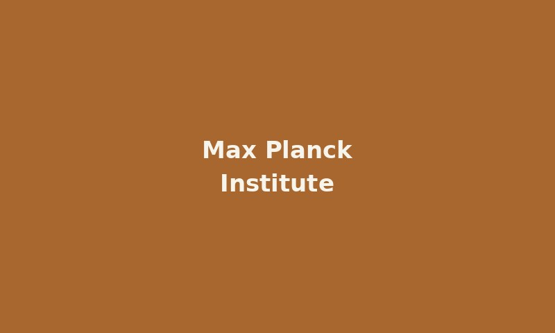 Max Planck Institute, Dusseldorf