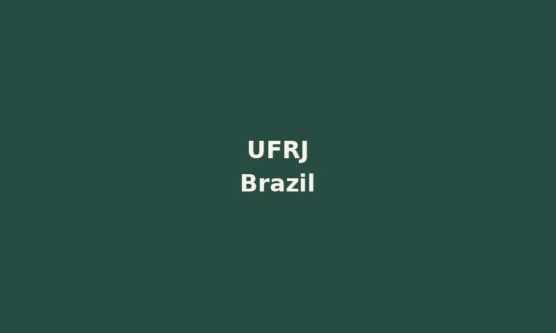 UFRJ, Brazil