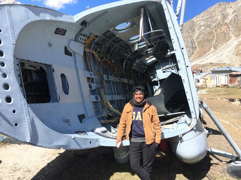 Fieldwork near Mana Pass